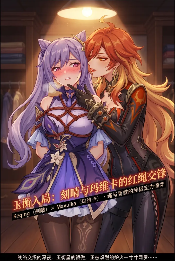 “玉衡入局：刻晴与玛维卡的红绳交锋”